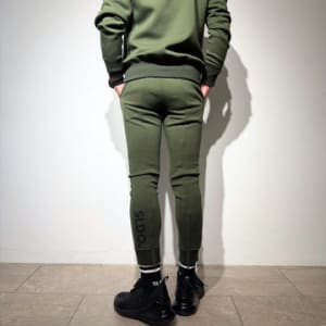ライト ダブルニット リブパンツ/DARK MOSS GREEN (UNISEX)