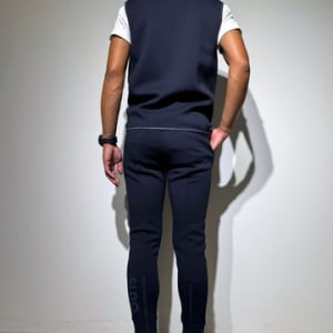 ライト ダブルニットベスト 3D SHADOW LOGO/DARK NAVY (UNISEX)
