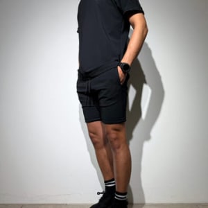 【SLDO. MOVE】シェルタリングドライ Tシャツ MINIMUM LOGO/BLACK