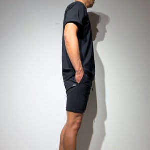 【SLDO. MOVE】シェルタリングドライ Tシャツ MINIMUM LOGO/BLACK