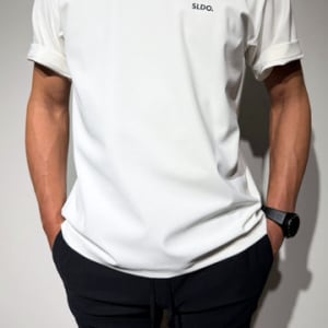 【SLDO. MOVE】シェルタリングドライ Tシャツ MINIMUM LOGO/WHITE