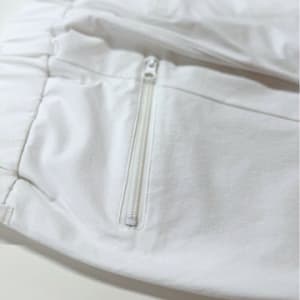 CODURA(R) NYLON  SLDO. 4WAY STRETCH リブパンツ/WHITE(UNISEX)