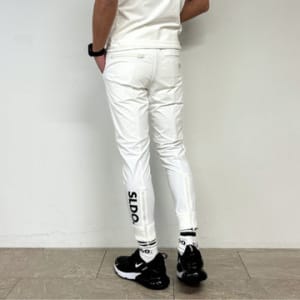 CODURA(R) NYLON  SLDO. 4WAY STRETCH リブパンツ/WHITE(UNISEX)