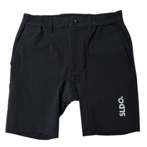 CODURA(R) NYLON 4WAY STRETCH ハーフパンツ  FRONT BACK LOGO/MATTE BLACK