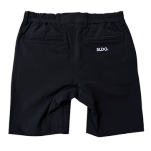 CODURA(R) NYLON 4WAY STRETCH ハーフパンツ  FRONT BACK LOGO/MATTE BLACK