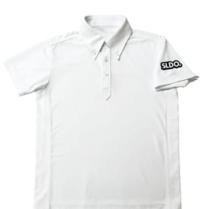 サイドメッシュ切替ポロシャツ SIDE 3D LOGO/WHITE
