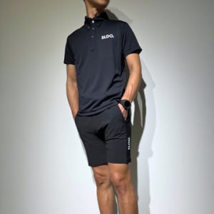 CODURA(R) NYLON 4WAY STRETCH サイド切替ハーフパンツ /MATTE BLACK