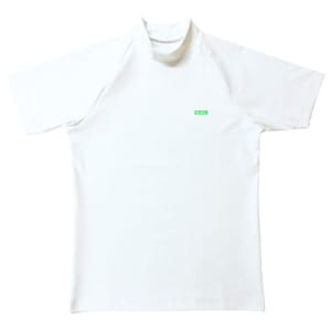 半袖モックネック カットソー MICRO BOX LOGO/NEON GREEN