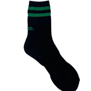 BACK LOGO ミドルソックス/BLACK×GREEN（MENS） – SLDO.