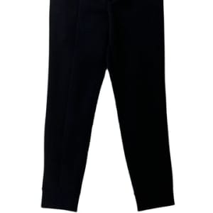 ライト ダブルニット リブパンツ/BLACK (UNISEX)