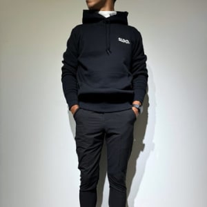 【EXTRA SERIES】3D LOGO 裏起毛フーディー/BLACK (UNISEX)