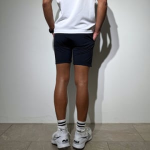 サイドメッシュ切替ポロシャツ FRONT LOGO/WHITE