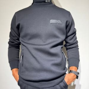 ライト ダブルニットプルオーバー 3D SHADOW LOGO/BLACK (UNISEX)
