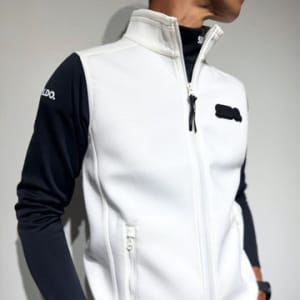 ライト ダブルニットベスト 3D SHADOW LOGO/WHITE (UNISEX)