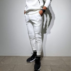 ライト ダブルニットプルオーバー 3D SHADOW LOGO/WHITE (UNISEX)