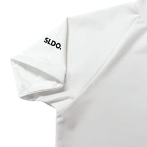 半袖モックネック カットソー シェルタリングドライ NEW STD LOGO/WHITE