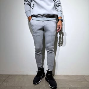 ライト ダブルニットフーディー SIDE 3D SHADOW LOGO/GRAY (UNISEX)
