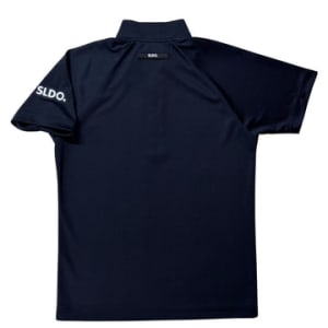 ハーフジップ  カノコ半袖モックネック 3D LOGO/DARK NAVY