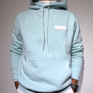 【EXTRA SERIES】3D BRIGHT LOGO 裏起毛フーディー/MINT BLUE (UNISEX)