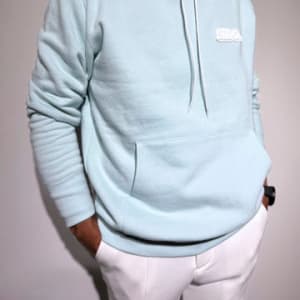 【EXTRA SERIES】3D BRIGHT LOGO 裏起毛フーディー/MINT BLUE (UNISEX)