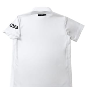 サイドメッシュ切替ポロシャツ SIDE 3D LOGO/WHITE