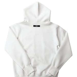 ライト ダブルニットフーディー FRONT 3D SHADOW LOGO/WHITE (UNISEX)