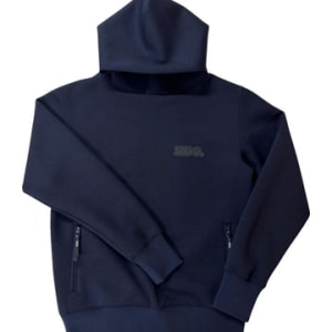 ライト ダブルニットフーディー FRONT 3D SHADOW LOGO/DARK NAVY (UNISEX)