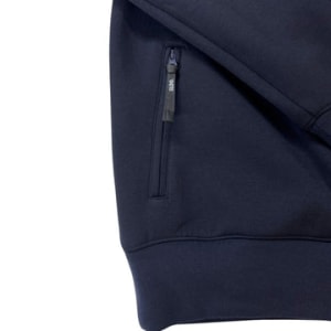 ライト ダブルニットフーディー FRONT 3D SHADOW LOGO/DARK NAVY (UNISEX)