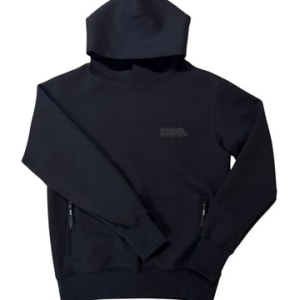 ライト ダブルニットフーディー FRONT 3D SHADOW LOGO/BLACK (UNISEX)