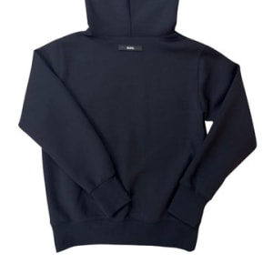 ライト ダブルニットフーディー FRONT 3D SHADOW LOGO/BLACK (UNISEX)