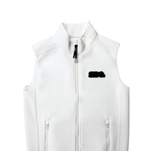 ライト ダブルニットベスト 3D SHADOW LOGO/WHITE (UNISEX)