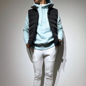 【EXTRA SERIES】3D BRIGHT LOGO 裏起毛フーディー/MINT BLUE (UNISEX)