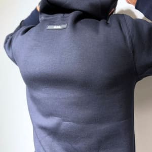 ライト ダブルニットフーディー/DARK NAVY (UNISEX)