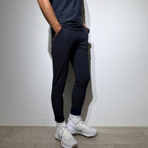 ハーフジップ 半袖モックネック カットソー ZIP LOGO/DARK NAVY