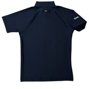 ハーフジップ 半袖モックネック カットソー ZIP LOGO/DARK NAVY