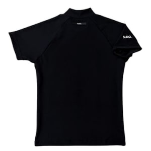 半袖モックネック カットソー シェルタリングドライ NEW STD LOGO/BLACK