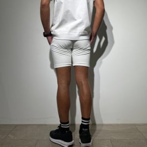 【EXTRA SERIES】ライトウェイト スウェットハーフパンツ MINIMUM LOGO/WHITE