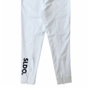 CODURA(R) NYLON SLDO. 4WAY STRETCH リブパンツ/WHITE(UNISEX) 