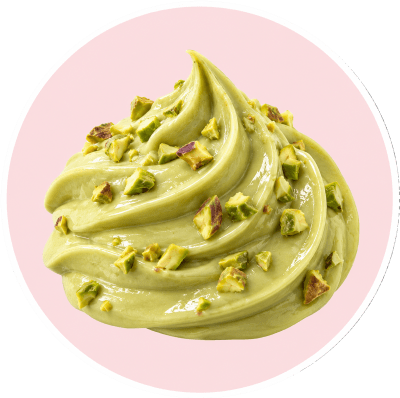 Crema de pistacho dulce