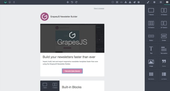 GrapeJS image