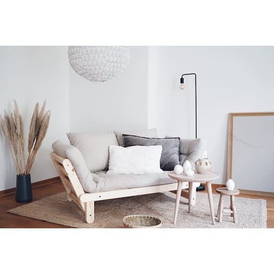 Karup Design Beat Bäddsoffa Svart/Beige 200cm