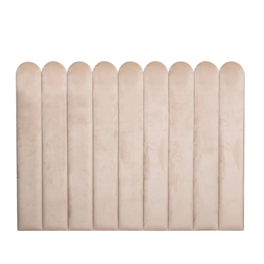 Sleepo Cleo Samt-Kopfteil Beige 180cm