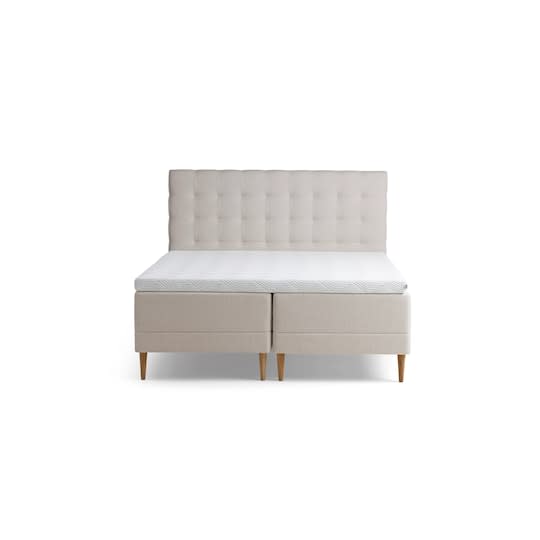 Tempur Promise Ramsäng Ivory 160x200 Pro Plus SmartCool 8cm Mjuk Rundat Ekben 19cm