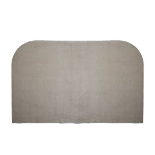 Mille Notti Bianca Sänggavel Sammet Beige 160x100