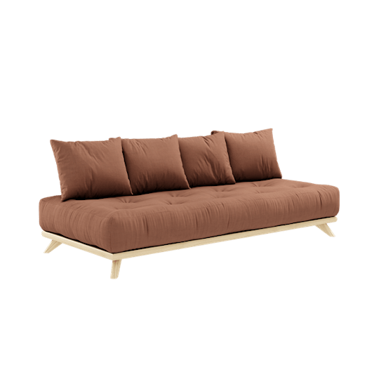 Karup Design Senza Bäddsoffa Natur/Clay Brown 200cm