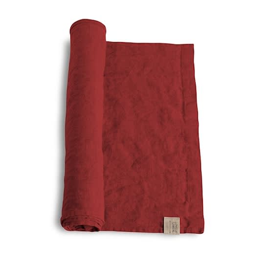 Lovely Linen Lovely Löpare Linne Real Red 47x150