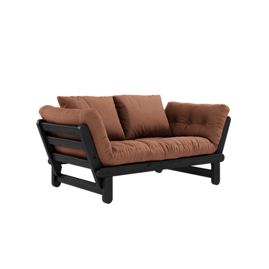 Karup Design Beat Sovesofa Svart/Clay Brown 200cm