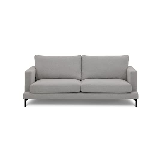 Sleepo Olivia 3-Sitzer Sofa Silber 206 cm