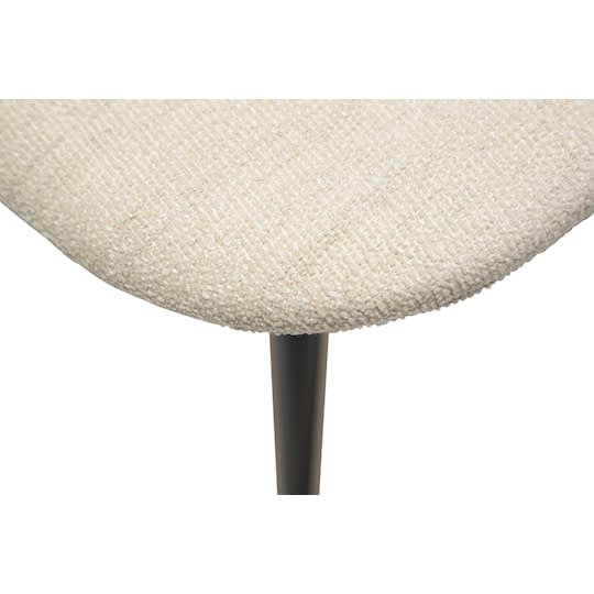 Dan Form Cloud spisestol boucle lysebeige/svart