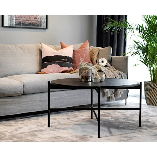 Rowico Home Skye Couchtisch Schwarz Ø85